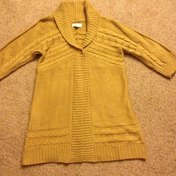 Above knee length sweater
