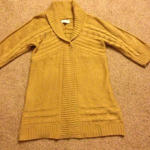 Above knee length sweater