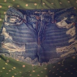 American eagle jean shorts