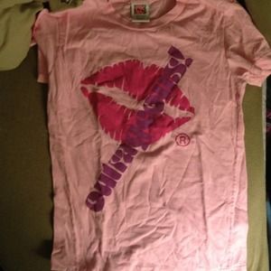 Married to the mob pink lips outrageous tshirt