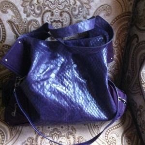 Large Purple Hand Bag
