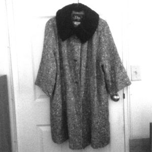 RESERVED Black & White coat