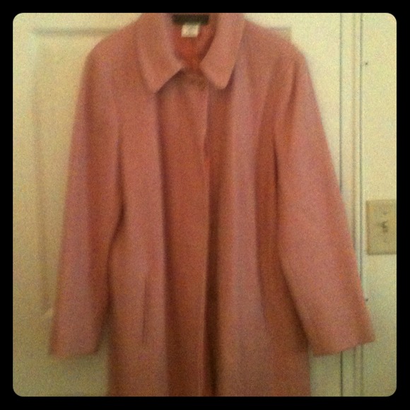 Mid calf pink coat