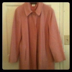 Mid calf pink coat