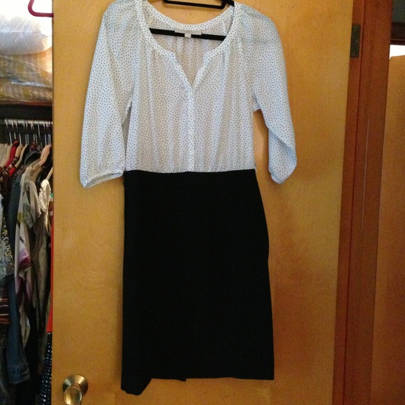 Black and White Polka dot dress