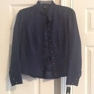 Ralph Lauren Linen Blazer with gold buttons