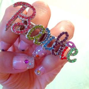 BARBIE. two-finger ring!