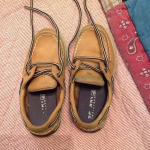 Boys Sperry Boat Shoes.