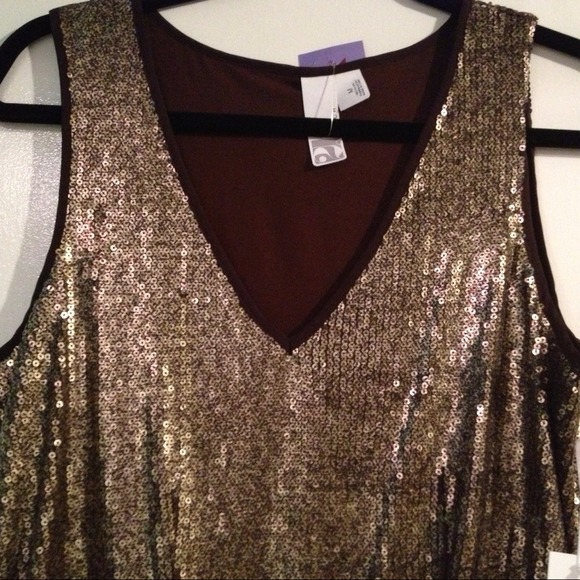 $⬇️NWT $348 2bRych  Sequin Top - Picture 3 of 4