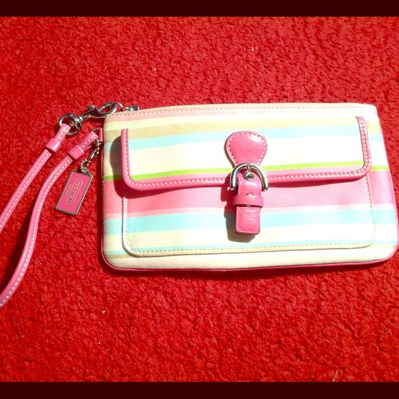 Authentic Coach Wristlet