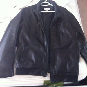 Calvin Klein real  leather jacket