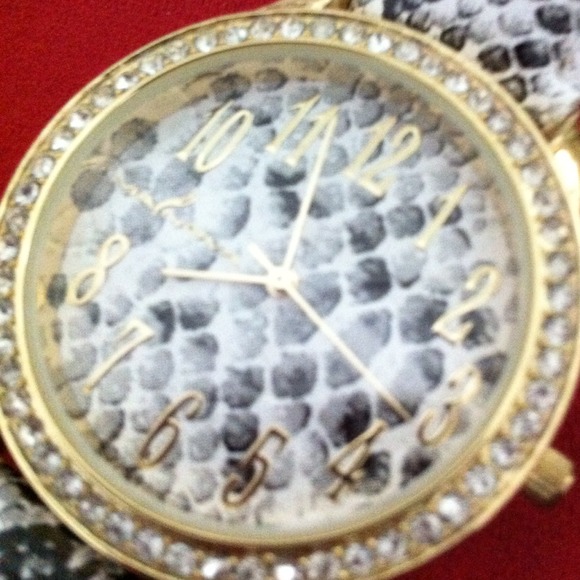 ✂✂✂PRICE CUT✂✂✂Silver Python band watch - Picture 2 of 4