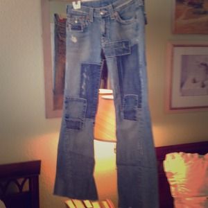 True Religion Denim - True Religion "Joey Patch" bootcut jeans True Religion Denim - True Religion "Joey Patch" bootcut jeans