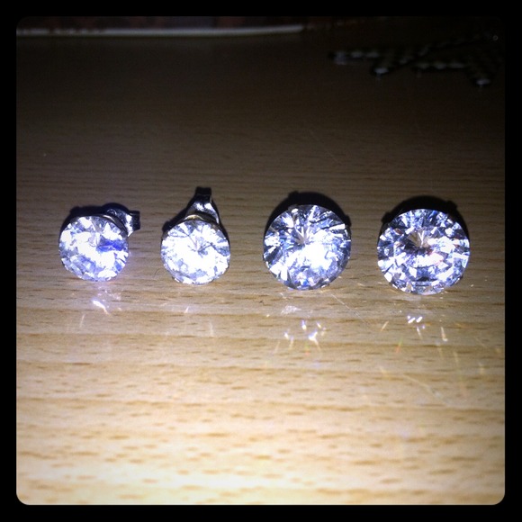 Faux Diamond Earrings