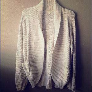 Silence + Noise Large cable knit sweater