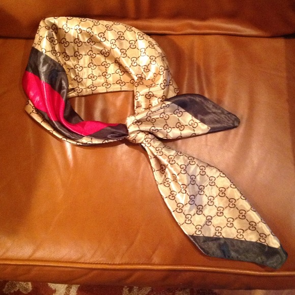 Gucci Scarf (not stains just lighting)