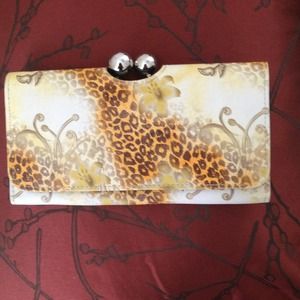 REDUCED!!! Charlotte Russe Crocodile Yellow Wallet