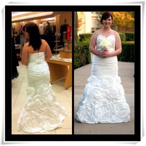 I only wore it for 2 hours for Pre-Wedding photos