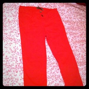 Tight Red Jeans