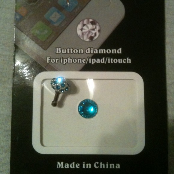 One dust plug and one home button sticker