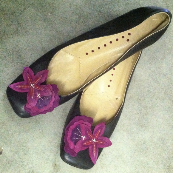 Sophie leather flat made Italy - Picture 2 of 4