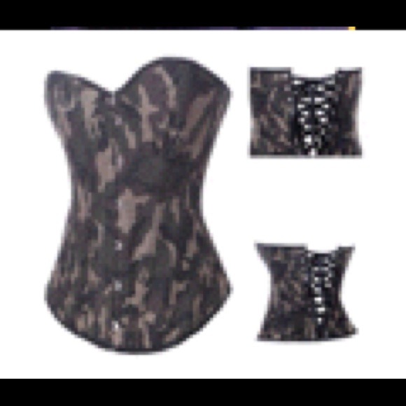 Sexy Corset, Camouflage w/matching G-String!
