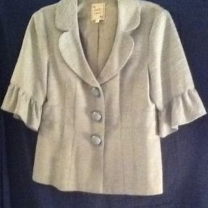 Reserved Bundle: Light Blue jacket, pink Jones NY