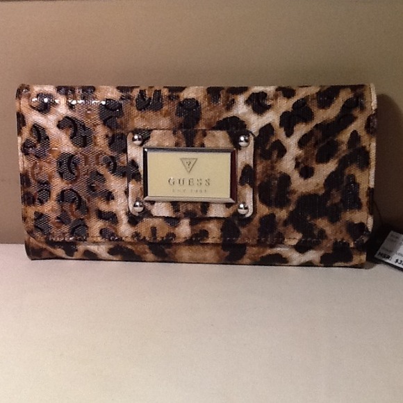 Guess Leopard Wallet