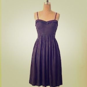 Anthropologie by Maple Navy Dress + Wedding Sash