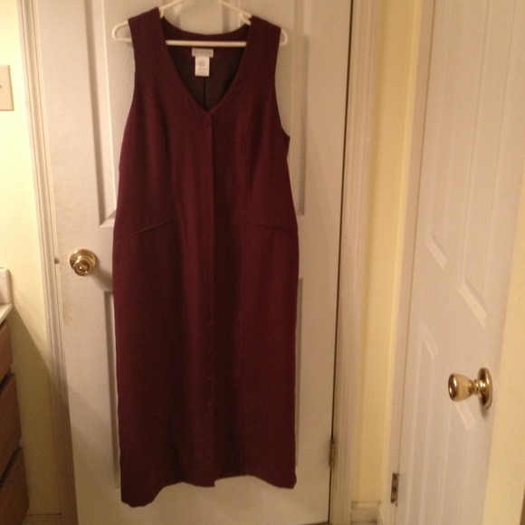 Reduced!!!! Sleeveless button up dress