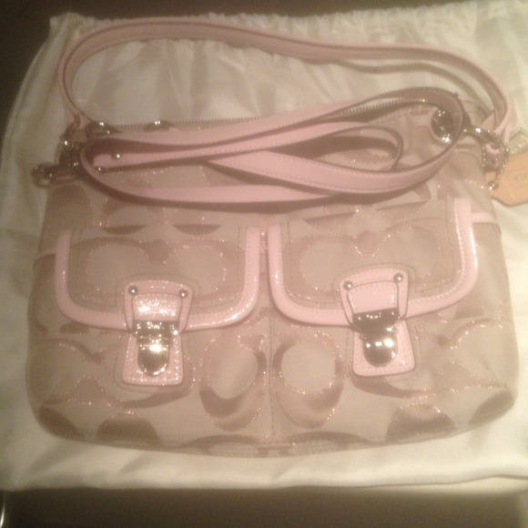 Pink Coach purse trade with stephanieadaya2