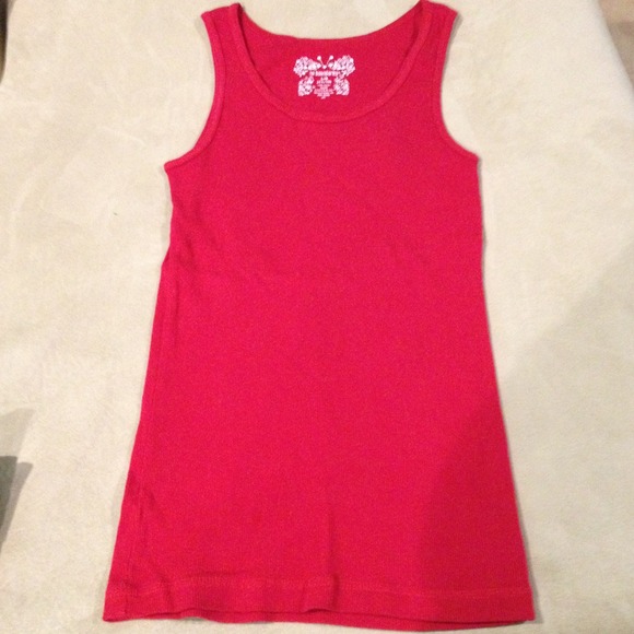 Red tank top