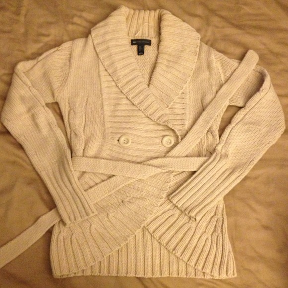 RESERVED Mango Wrap Sweater