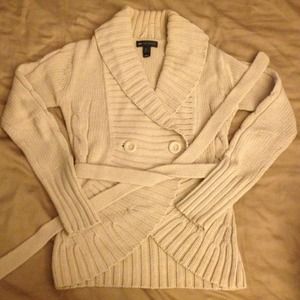 RESERVED Mango Wrap Sweater