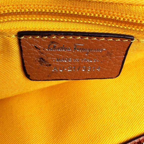 Authentic FERRAGAMO rust colored purse. - Picture 2 of 4