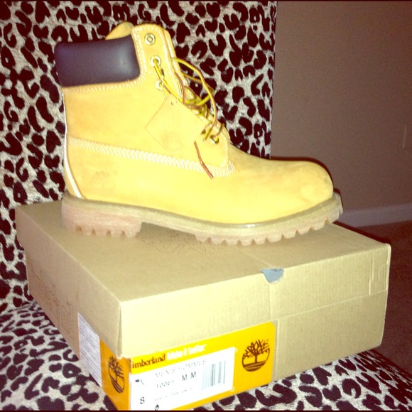 Men's Tan suede Timberlands