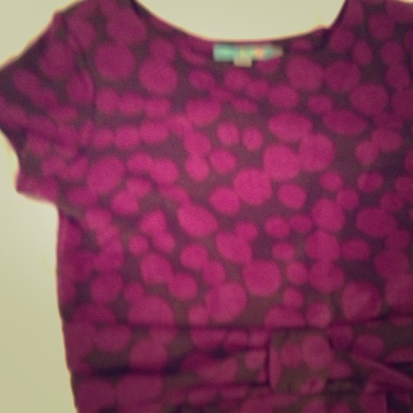 BUNDLE print dress with SAK purse