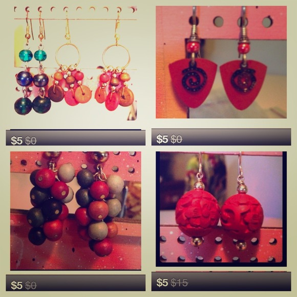 Funky Earrings - Picture 1 of 2