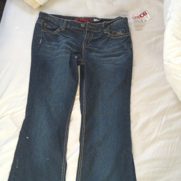 Boot cut denim jeans