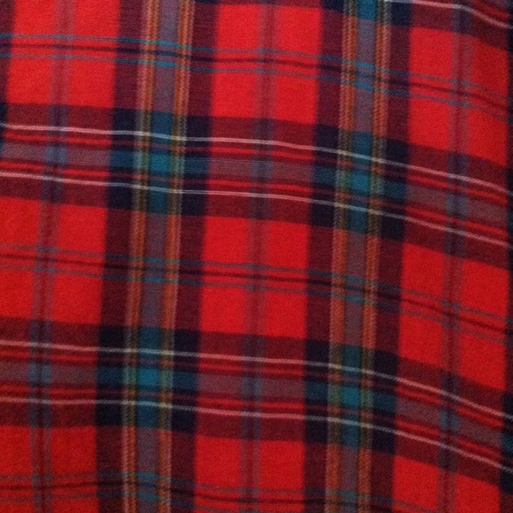 Plaid button down top - Picture 3 of 4