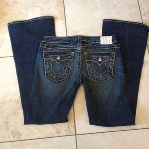 Nwot!!!!!! True religion joey diva, gold gems