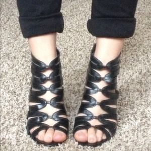 Traded***Black gladiator heels