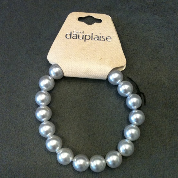 💫Beaded stretch bracelet in gray - Picture 1 of 1