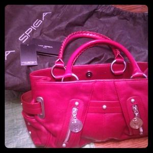 Via Spiga RED LEATHER handbag ✨authentic✨