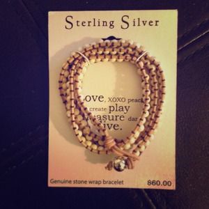 Stone wrap bracelet