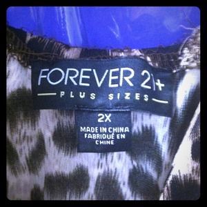 Cheetah Print V-Neck Dress