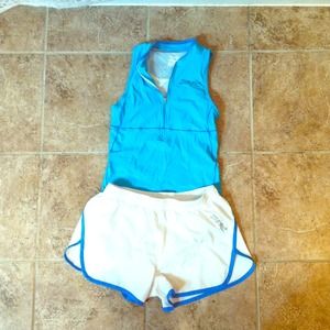 Two piece Zoot running outfit