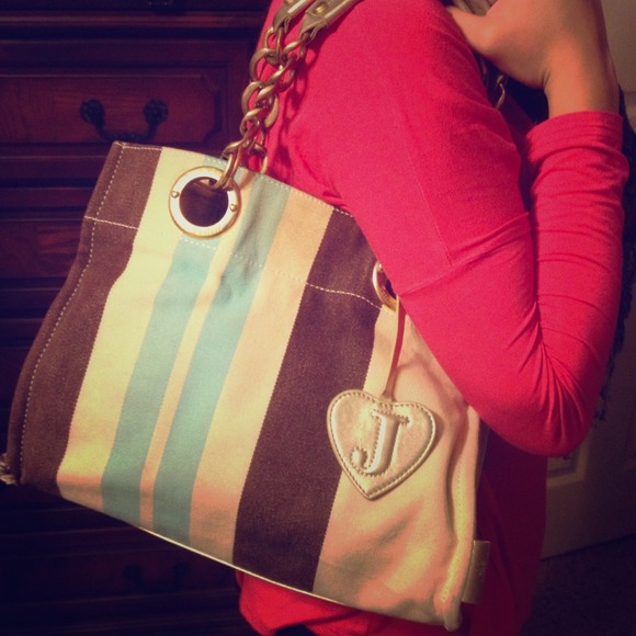 🎀Juicy Couture Canvas Beach Bag🎀