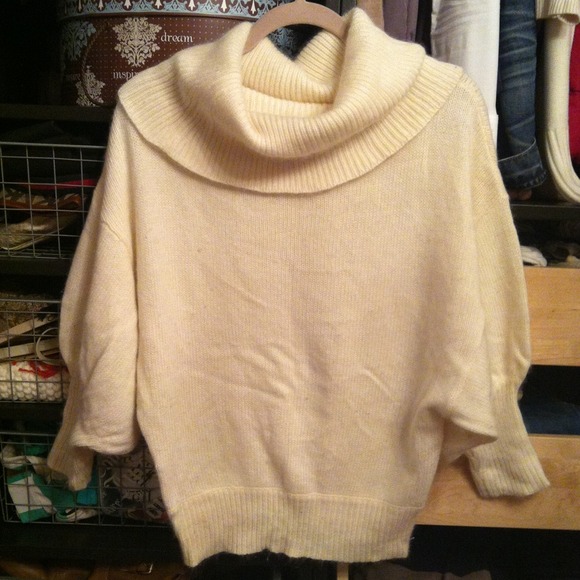 SOLD! Angora and Rabbit fur sweater
