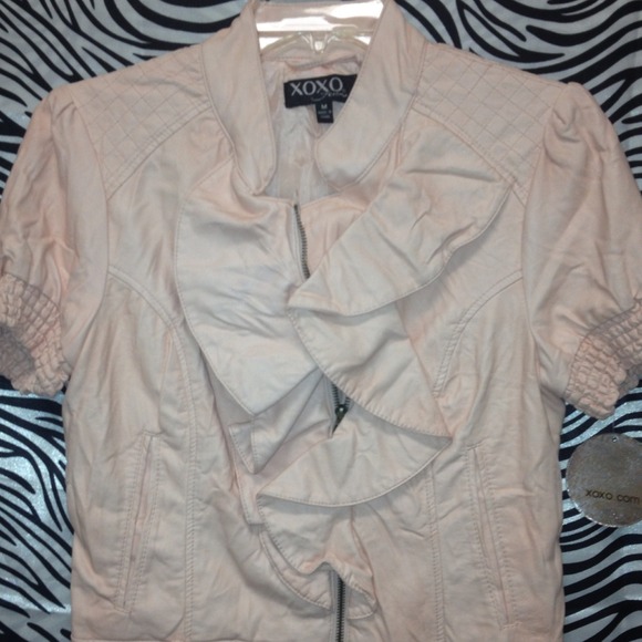Pink Leather Jacket.